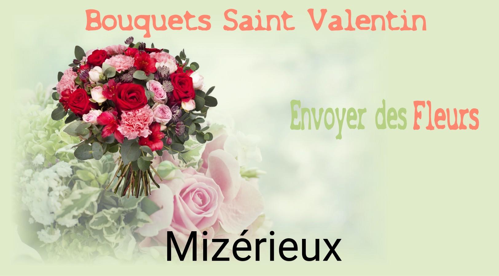 Roses de Saint-Valentin livrées à Mizérieux
